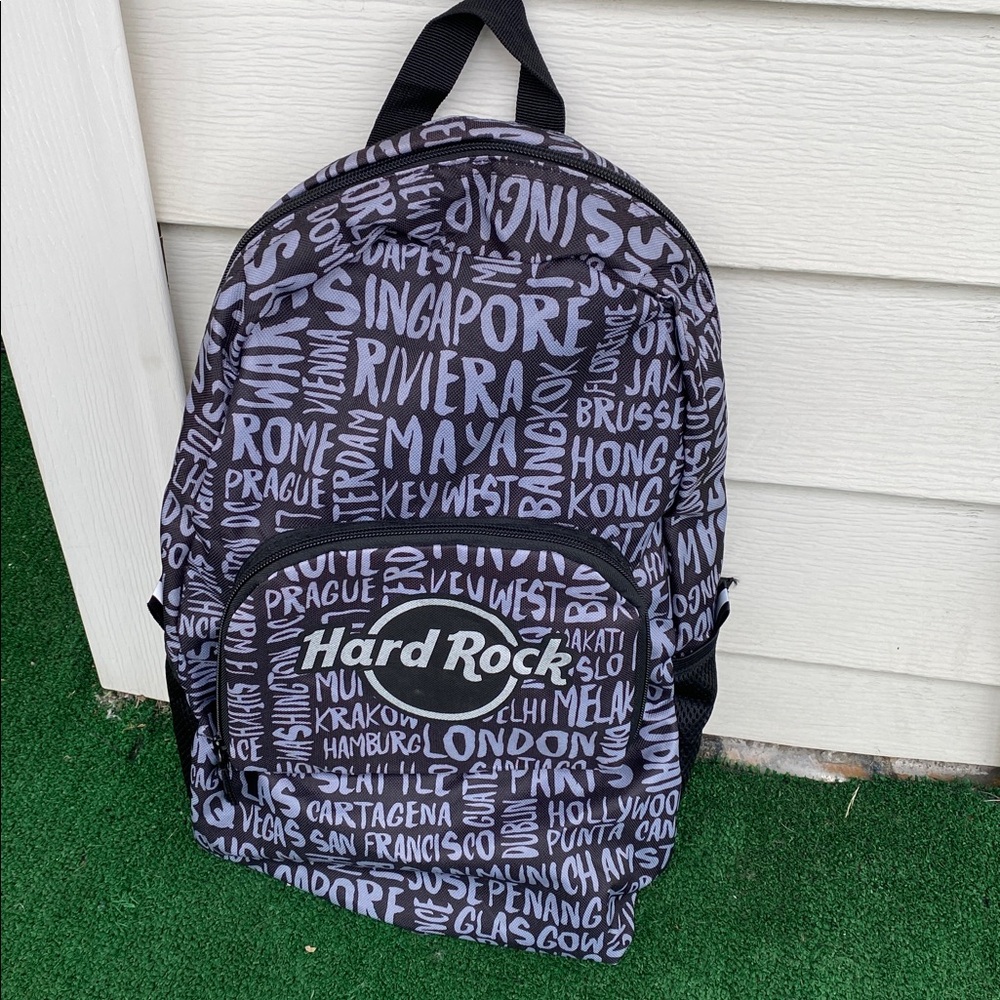 Hard Rock Cafe City Print Backpack